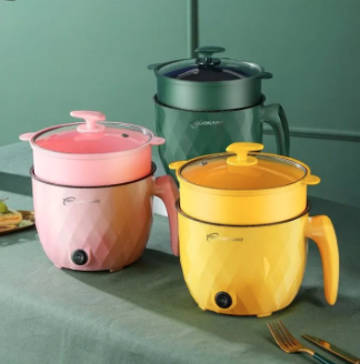 (1.8 L) Nonstick Portable Electric Cooker with Steamer